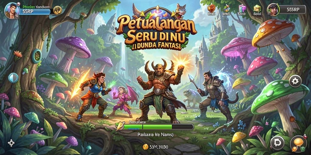 Tangkapan layar dari gameplay seru di 55RP dengan karakter beraksi.