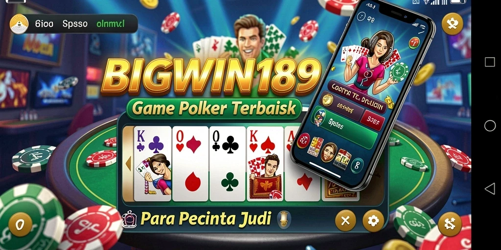 Tampilan gameplay Poker yang menarik dan interaktif dari BIGWIN189.