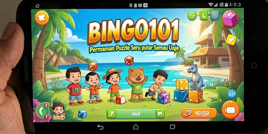 Gameplay seru BINGO101 yang menarik dan menantang di setiap level.
