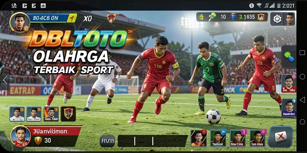 Screenshot menampilkan aksi seru dalam permainan olahraga DBLTOTO.