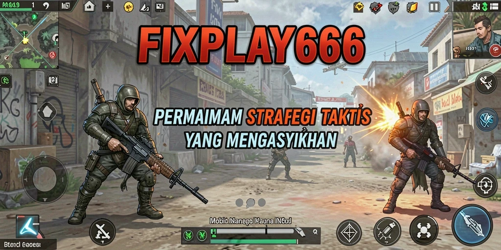 Tampilan gameplay mendebarkan dengan strategi di FIXPLAY666.