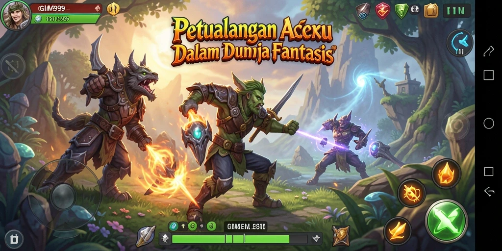 Tampilan menakjubkan dari pertarungan seru di GIM999.