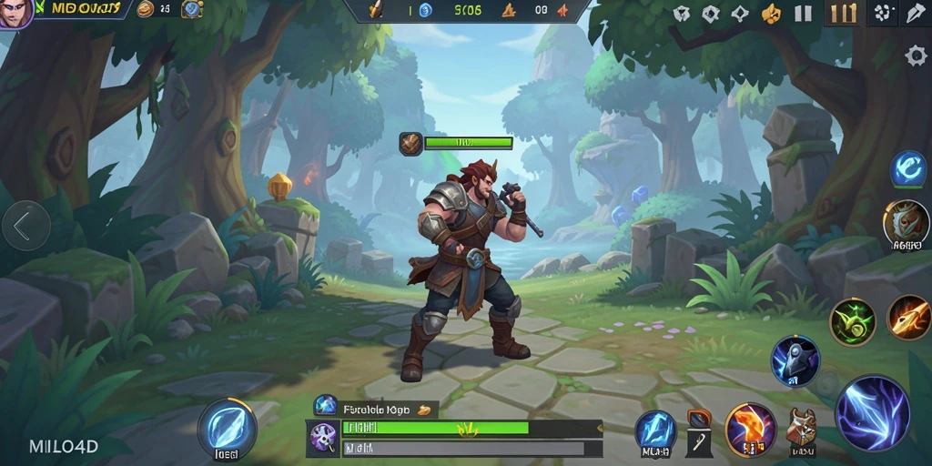 Tampilan aksi seru dalam gameplay MILO4D yang epik.