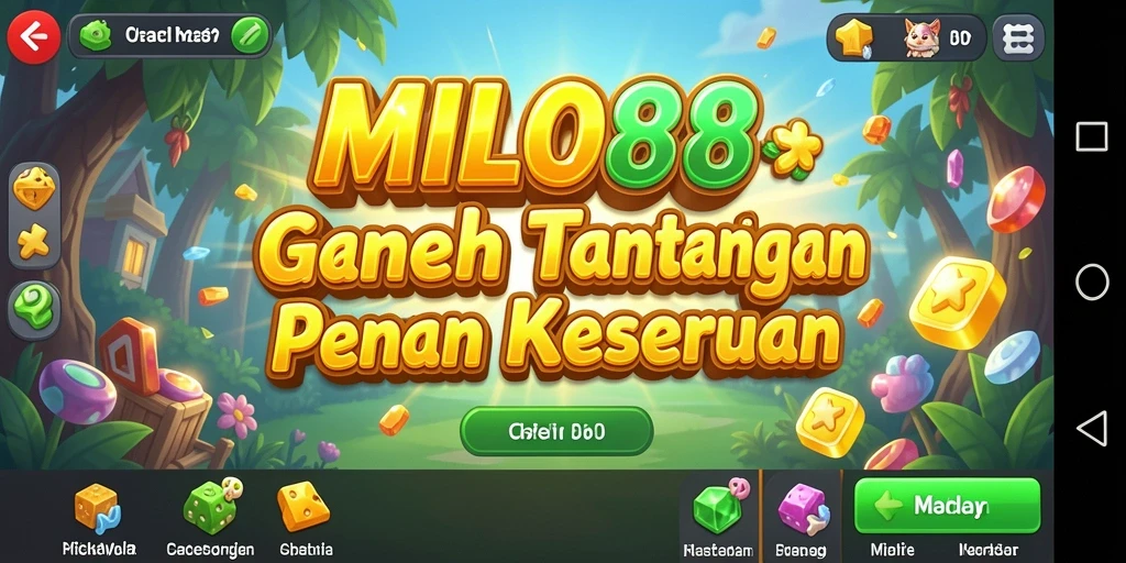 Tangkapan layar gameplay <strong>MILO88</strong> yang penuh warna dan menarik.