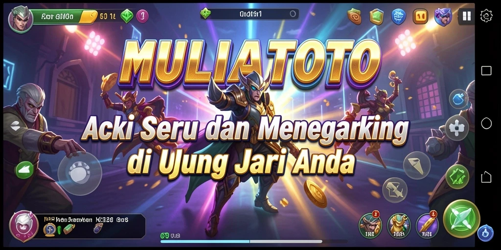Screenshot gameplay seru dari MULIATOTO yang menunjukkan aksi mendebarkan.