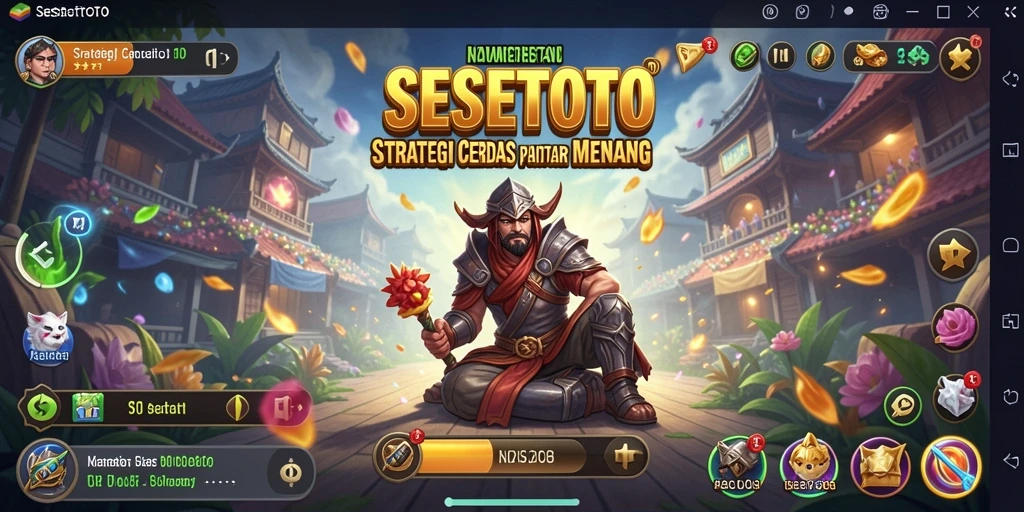 Tampilan gameplay SESETOTO yang menarik dan menantang.