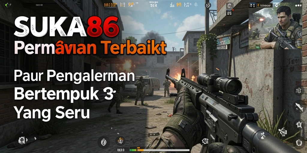 Tangkapan layar gameplay SUKA86 menampilkan aksi tembak-menembak yang mendebarkan.
